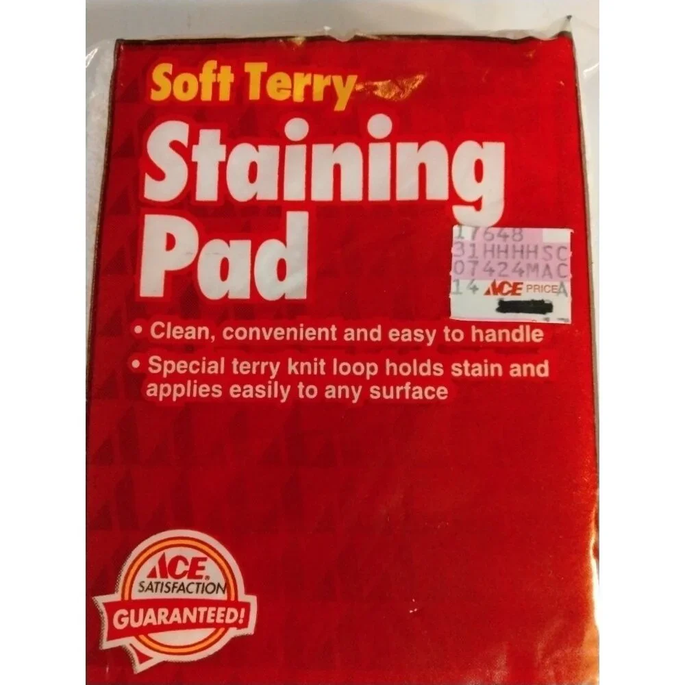 Ace Staining Pad Terry Knit Any Surfaces 5 in 17648 USA - Picture 2 of 6